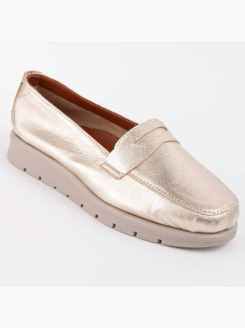 Mocassin Cuir Naturel Purapiel - Kiabi