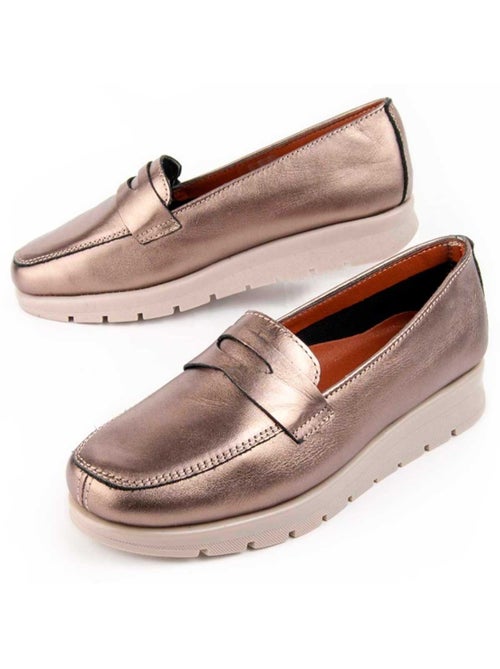 Mocassin Cuir Naturel Purapiel - Kiabi