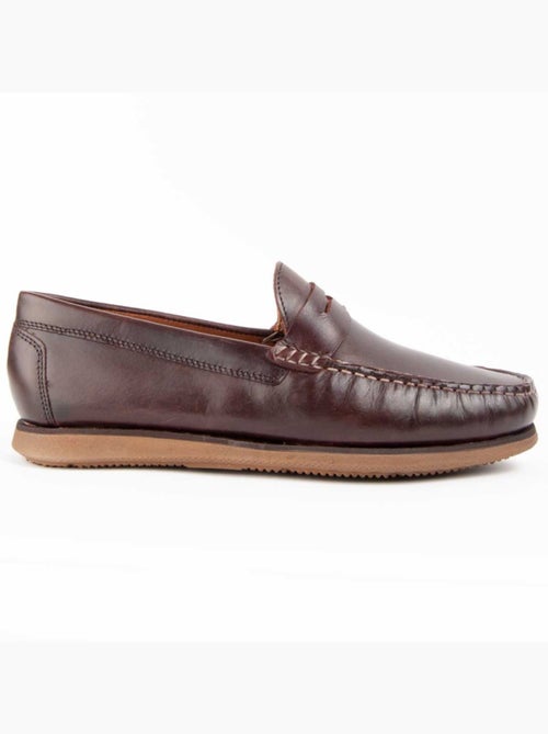 Mocassin Cuir Naturel Purapiel - Kiabi