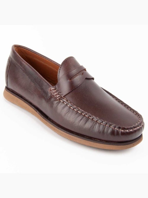 Mocassin Cuir Naturel Purapiel - Kiabi