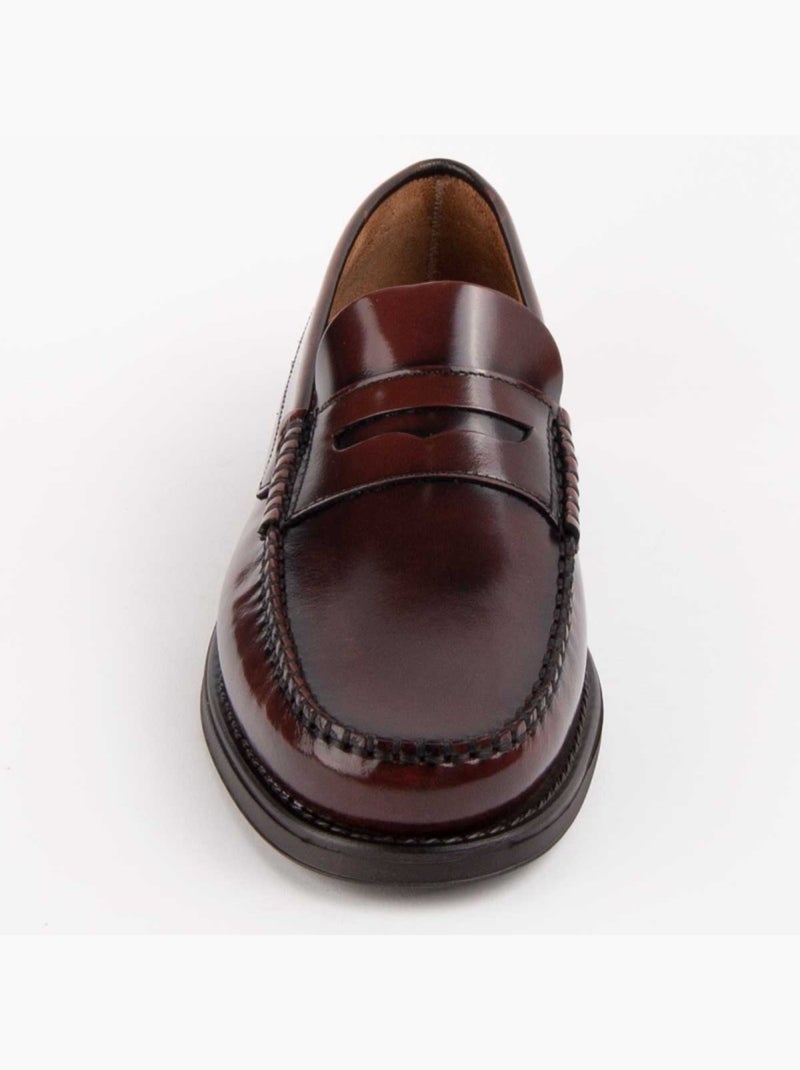 Mocassin Cuir Naturel Purapiel Marron - Kiabi