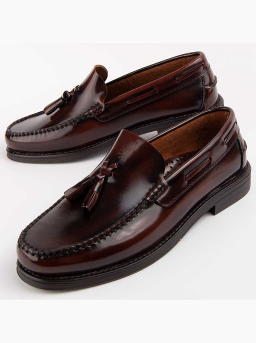 Mocassin Cuir Naturel Purapiel - Kiabi