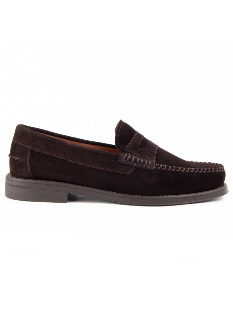 Mocassin Cuir Naturel Purapiel Marron - Kiabi
