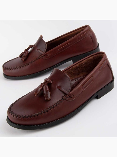 Mocassin Cuir Naturel Purapiel - Kiabi