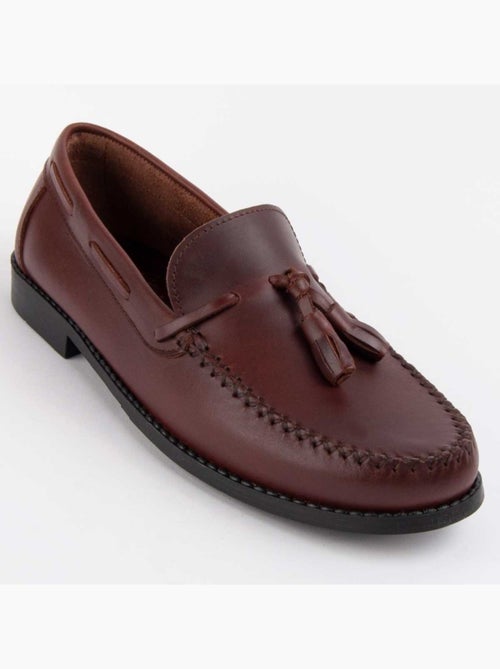 Mocassin Cuir Naturel Purapiel - Kiabi