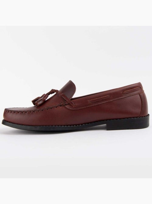 Mocassin Cuir Naturel Purapiel - Kiabi