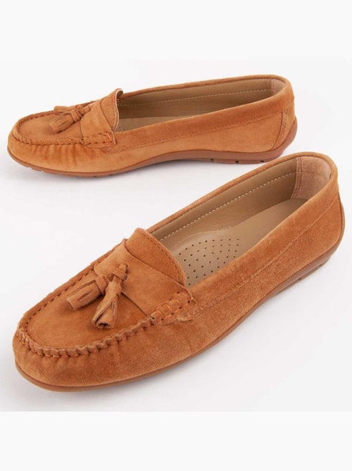 Mocassin Cuir Naturel Purapiel - Kiabi