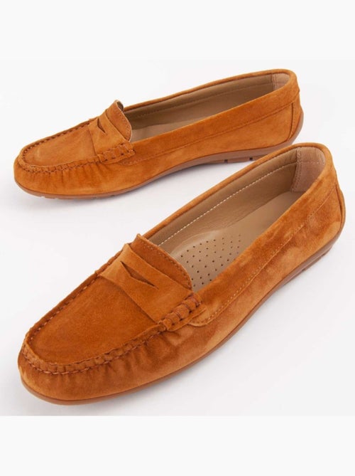 Mocassin Cuir Naturel Purapiel - Kiabi