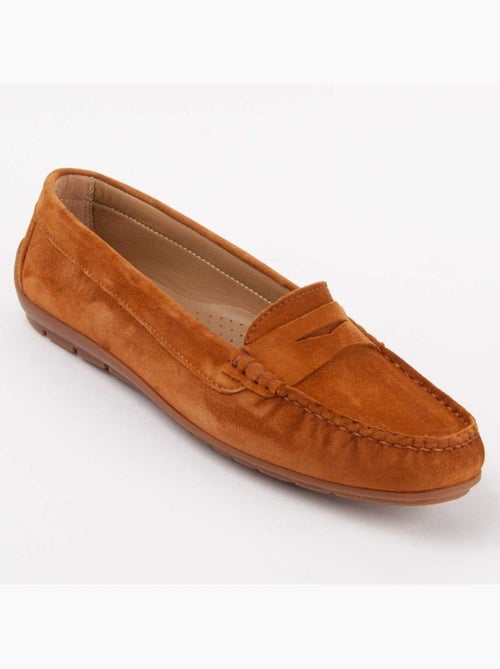Mocassin Cuir Naturel Purapiel - Kiabi