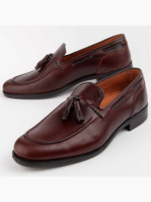 Mocassin Cuir Naturel Purapiel - Kiabi