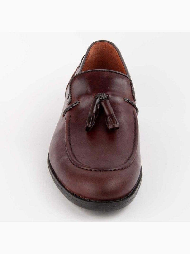 Mocassin Cuir Naturel Purapiel Marron - Kiabi
