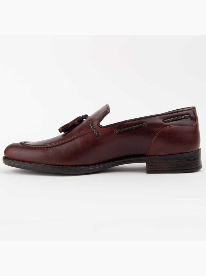 Mocassin Cuir Naturel Purapiel Marron - Kiabi
