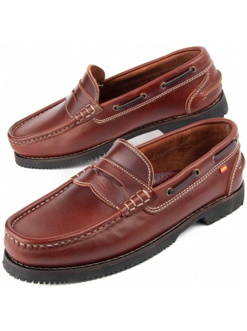 Mocassin Cuir Naturel Purapiel - Kiabi