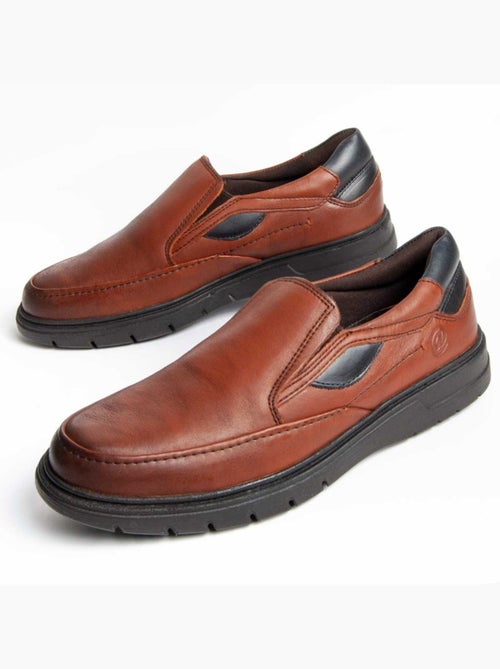 Mocassin Cuir Naturel Purapiel - Kiabi