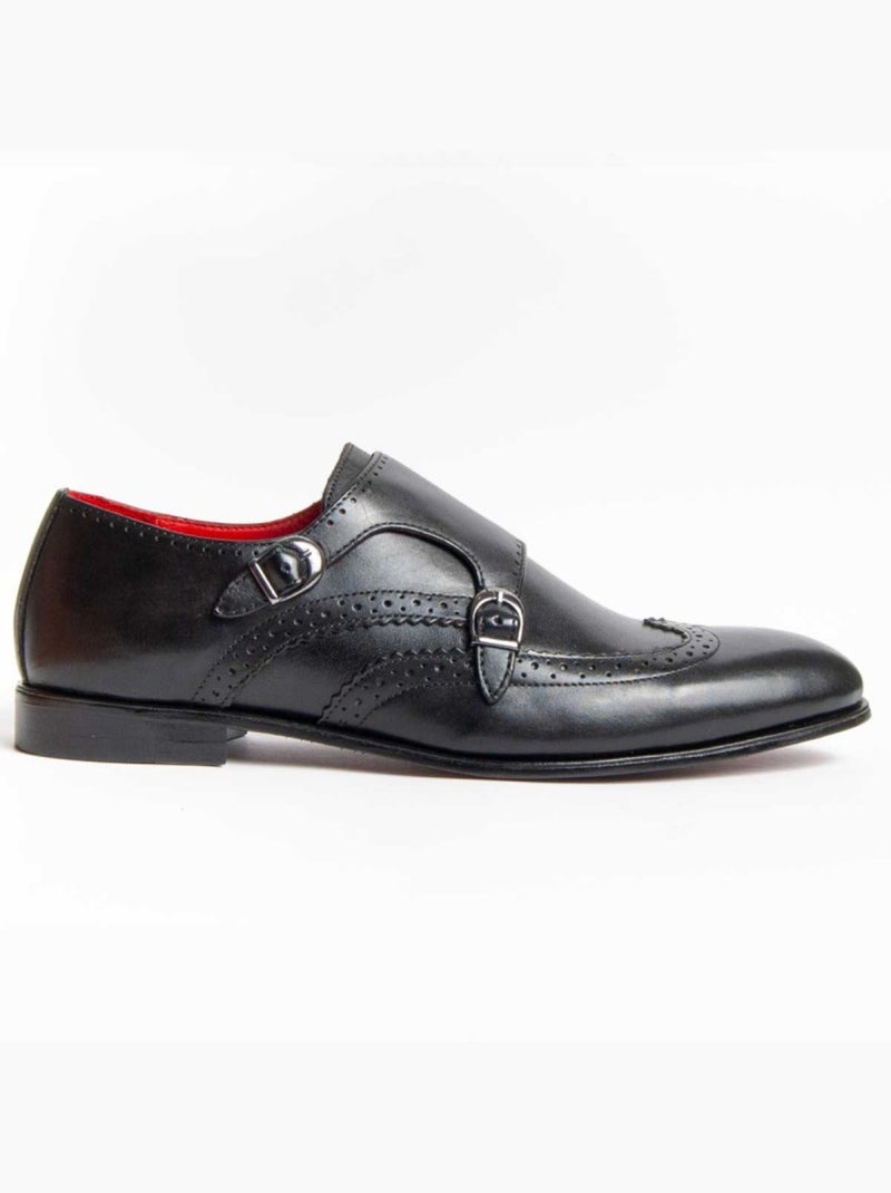 Mocassin Cuir Naturel Purapiel Noir - Kiabi
