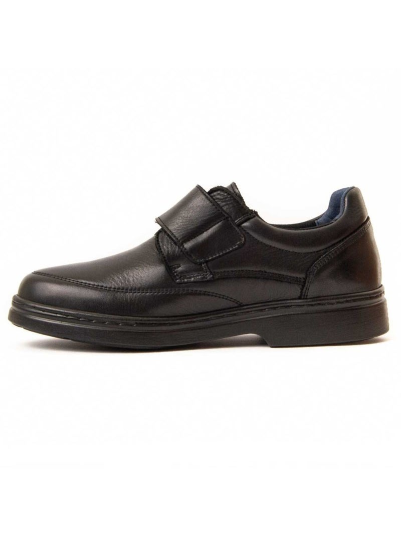 Mocassin Cuir Naturel Purapiel Noir - Kiabi