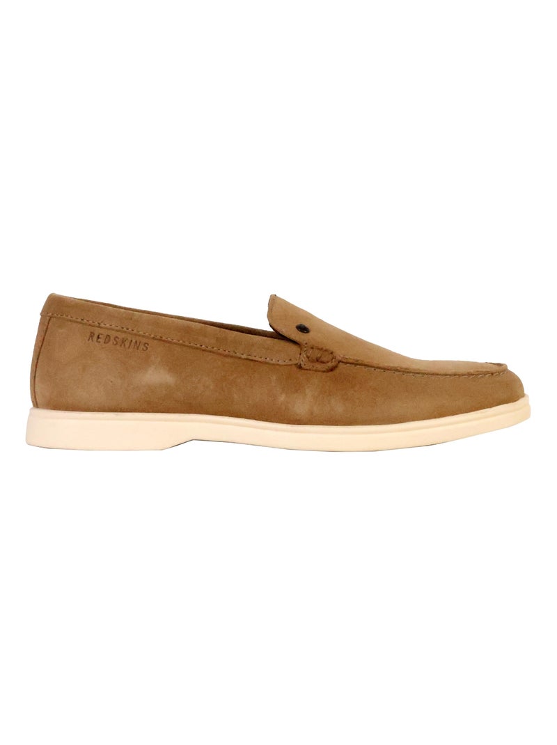 Mocassin Cuir Redskins Amiral Beige - Kiabi