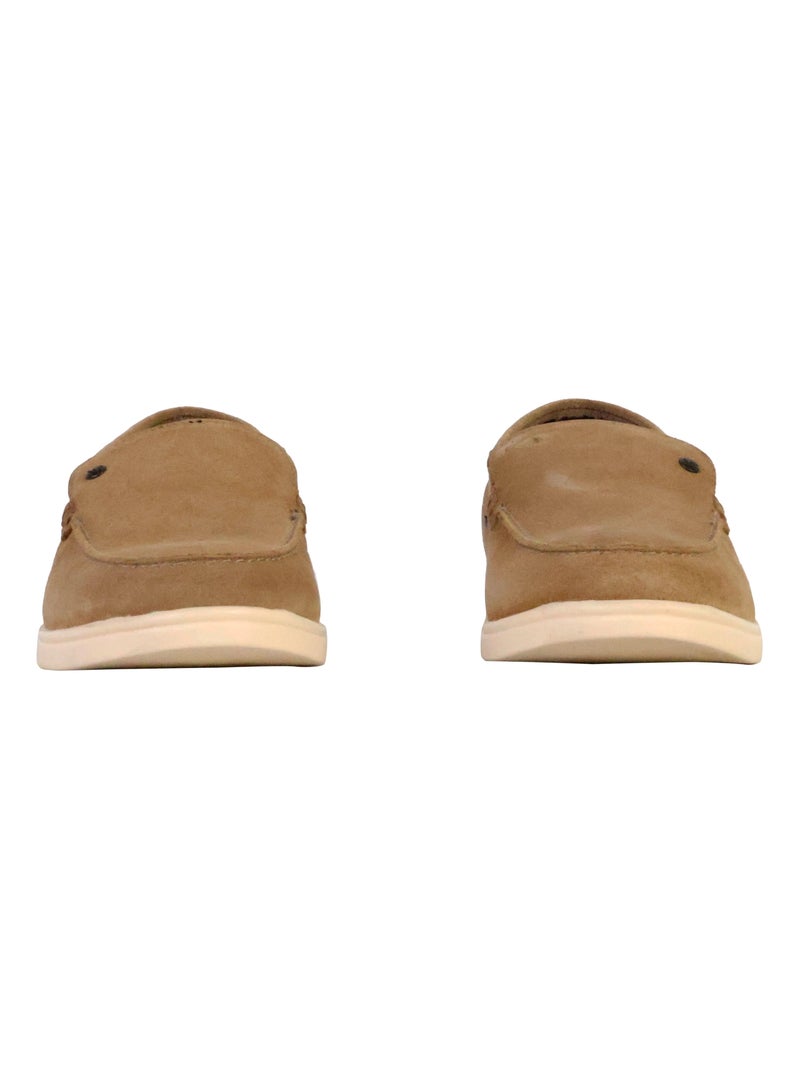 Mocassin Cuir Redskins Amiral Beige - Kiabi