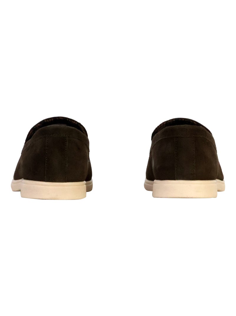 Mocassin Cuir Redskins Amiral Vert - Kiabi