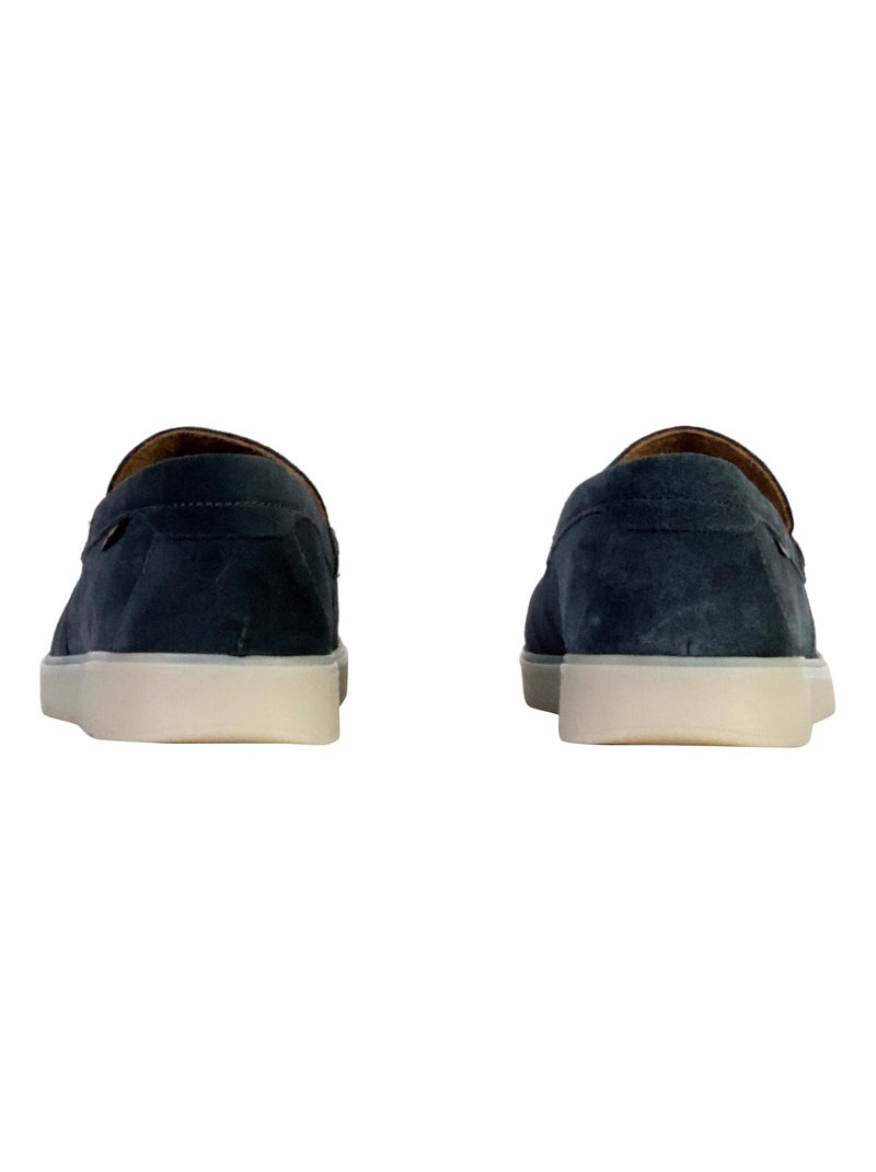 Mocassin Cuir Redskins Arcann Bleu - Kiabi