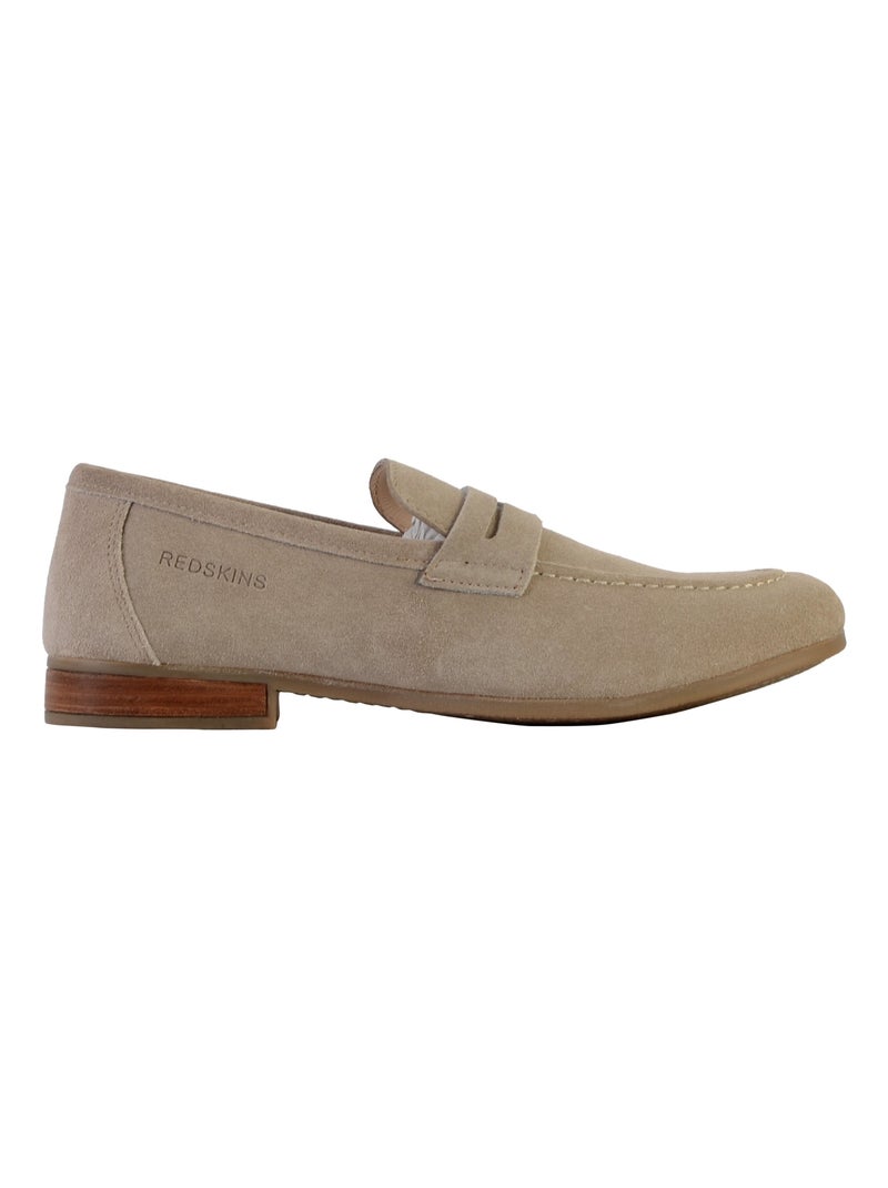 Mocassin Cuir Redskins Lutin Taupe - Kiabi