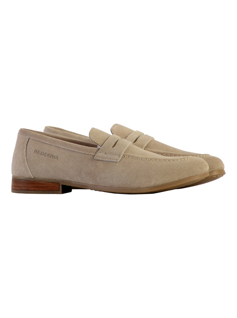 Mocassin Cuir Redskins Lutin Taupe - Kiabi