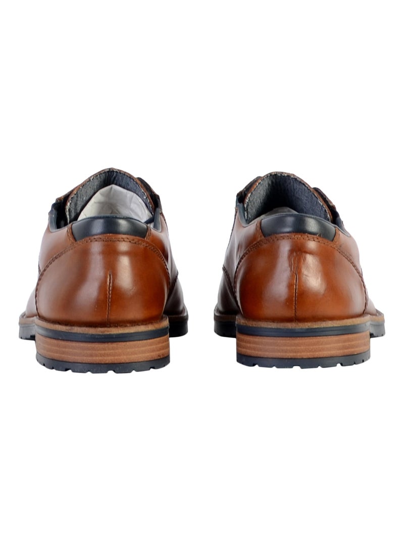Mocassin Cuir Rieker Marron - Kiabi