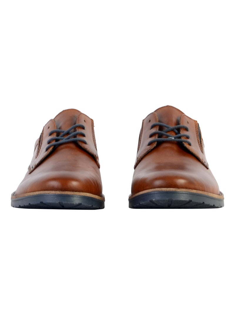 Mocassin Cuir Rieker Marron - Kiabi
