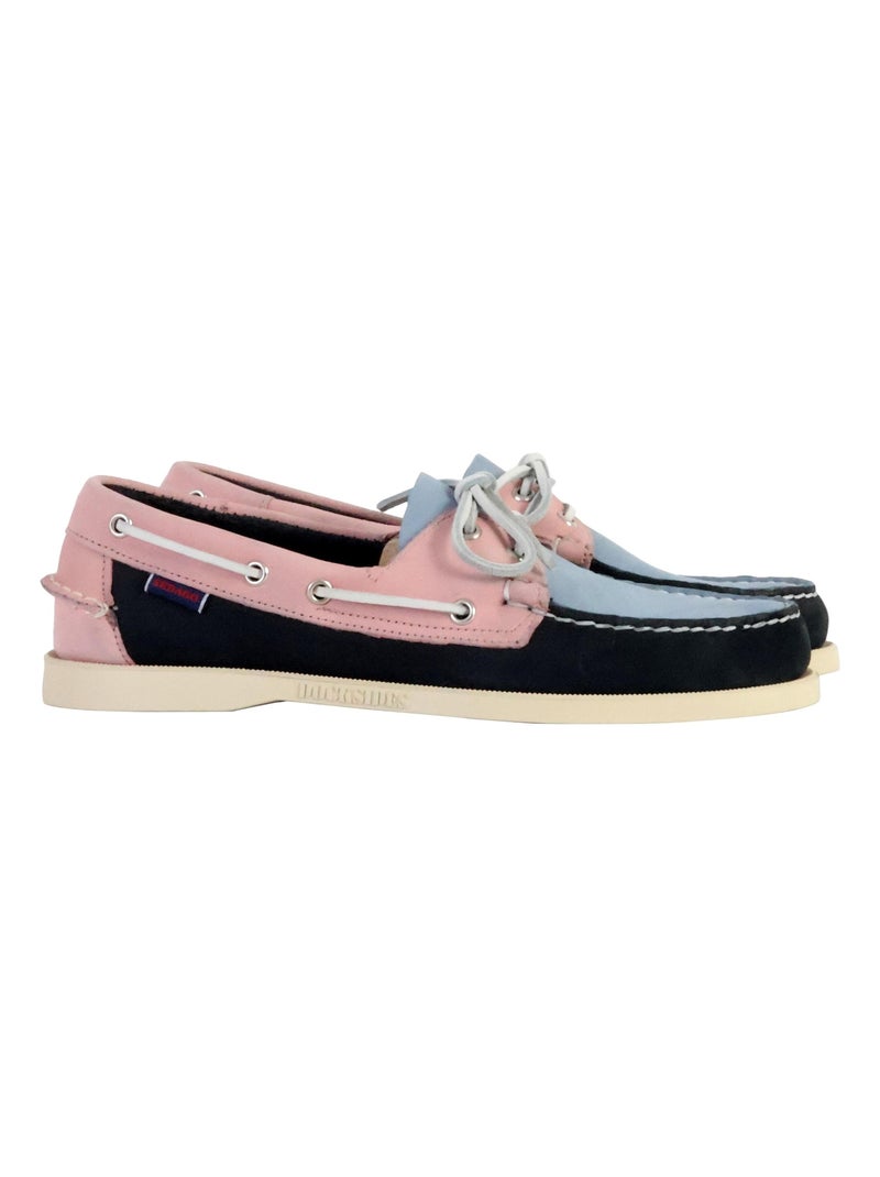 Mocassin Cuir Sebago Portland Archive Bleu - Kiabi