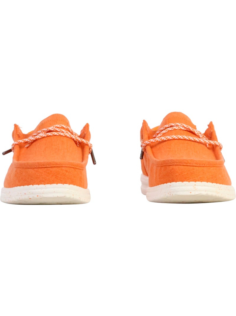 Mocassin Cuir Serge Blanco Saint Jean Orange - Kiabi