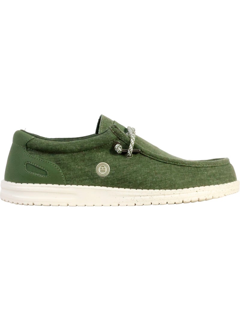 Mocassin Cuir Serge Blanco Saint Jean Vert - Kiabi