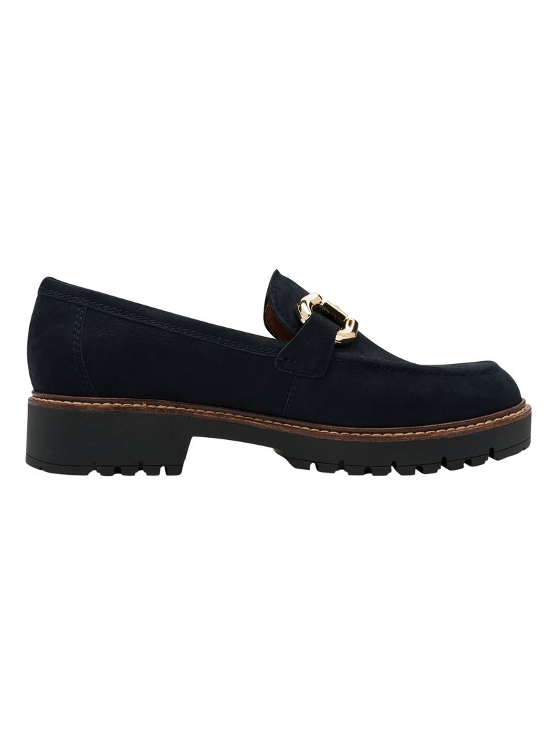 Mocassin Cuir Tamaris Bleu marine - Kiabi