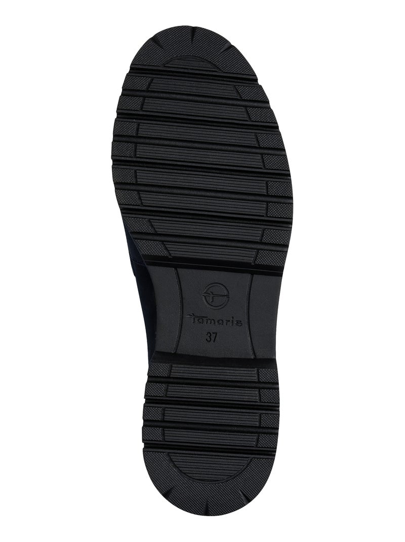 Mocassin Cuir Tamaris Bleu marine - Kiabi