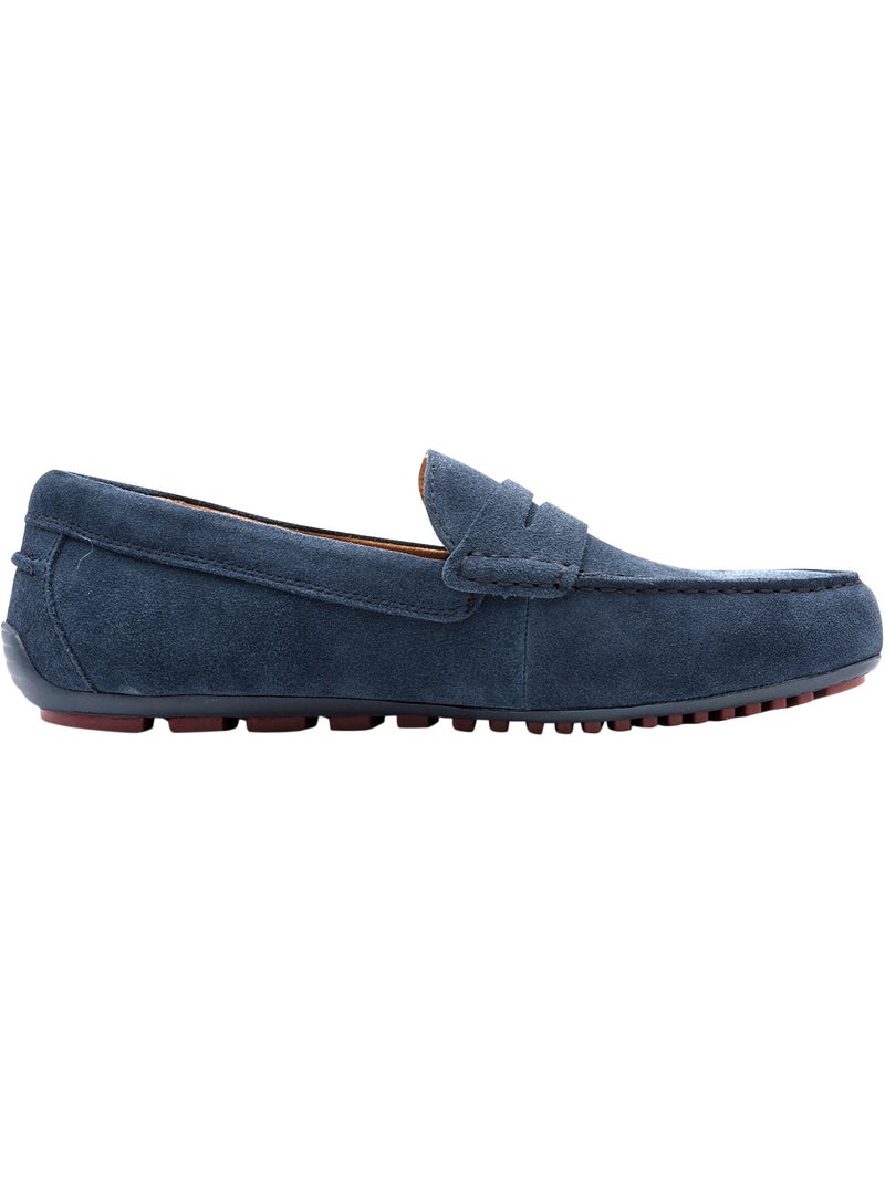 Mocassin Cuir Tamaris Bleu marine - Kiabi