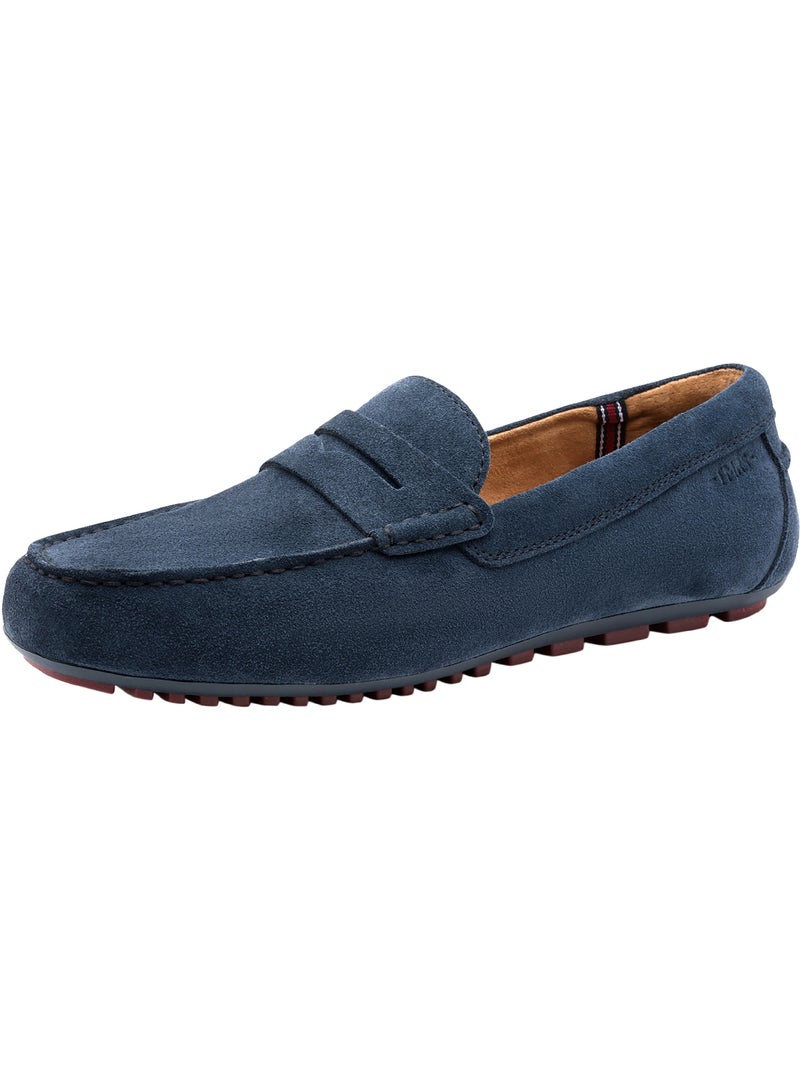 Mocassin Cuir Tamaris Bleu marine - Kiabi