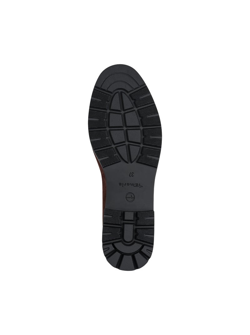 Mocassin Cuir Tamaris Marron - Kiabi