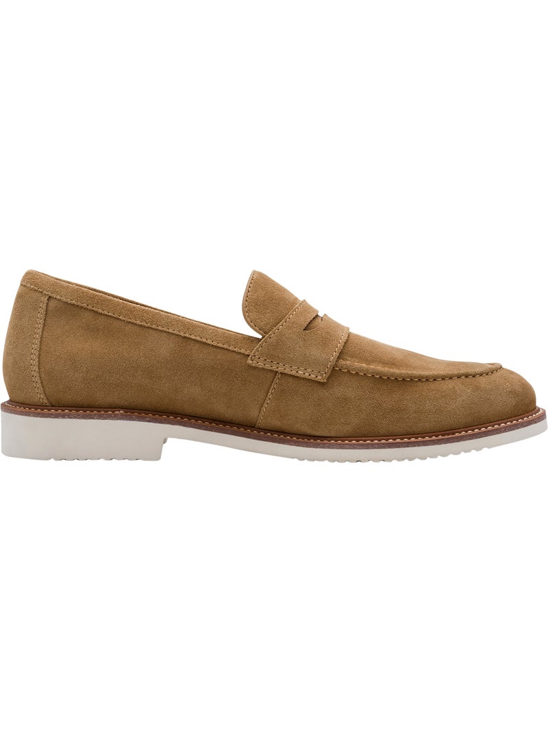 Mocassin Cuir Tamaris Marron - Kiabi