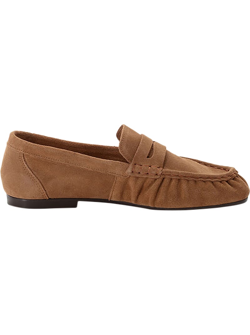 Mocassin Cuir Tamaris Marron - Kiabi