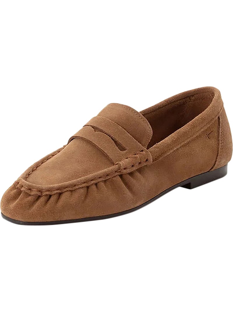 Mocassin Cuir Tamaris Marron - Kiabi