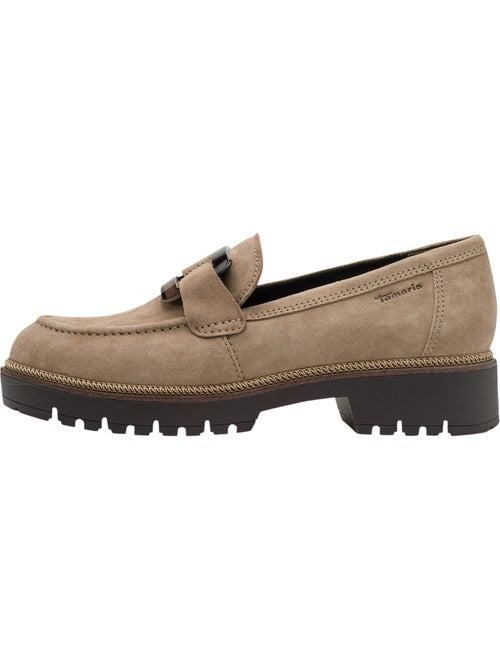 Mocassin cuir tamaris - Kiabi Mocassin cuir tamaris - Kiabi