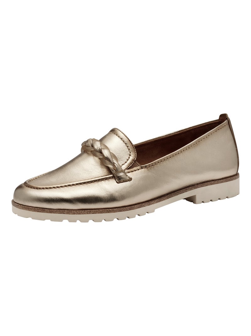 Mocassin Cuir Tamaris Touch-It Marron - Kiabi