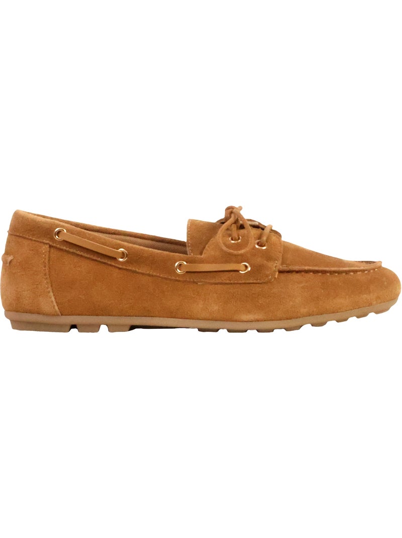 Mocassin Cuir The Divine Factory Alénoa Camel - Kiabi