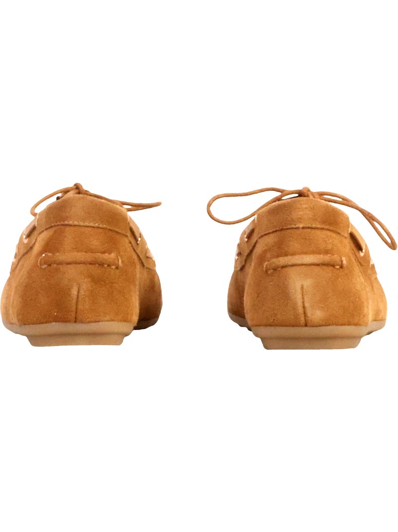 Mocassin Cuir The Divine Factory Alénoa Camel - Kiabi