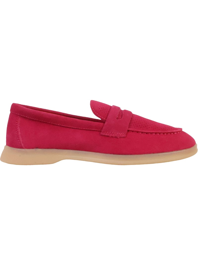 Mocassin Cuir The Divine Factory Alénoa Rose - Kiabi