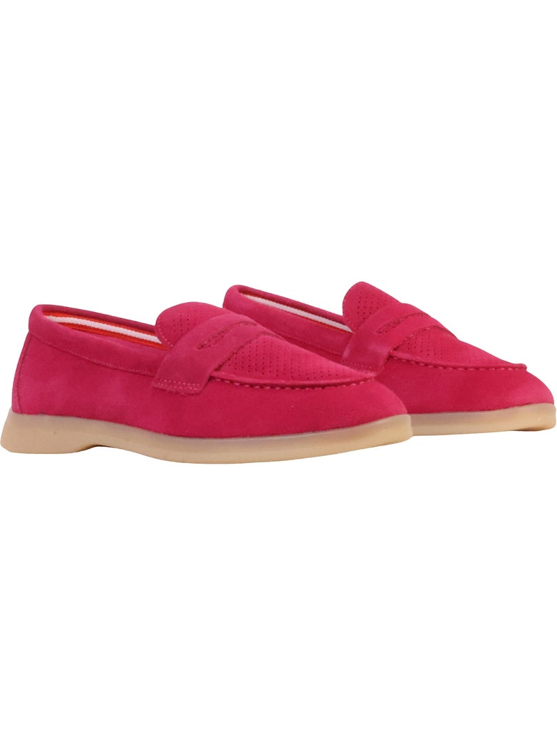 Mocassin Cuir The Divine Factory Alénoa Rose - Kiabi