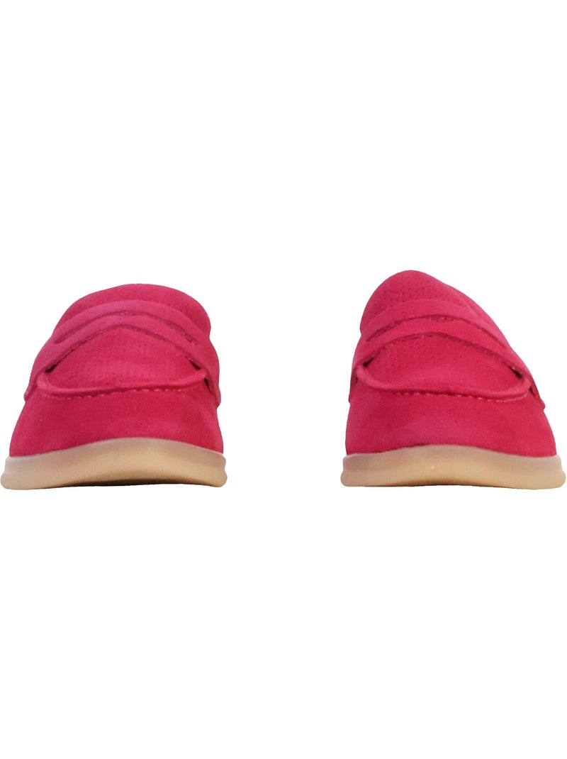 Mocassin Cuir The Divine Factory Alénoa Rose - Kiabi