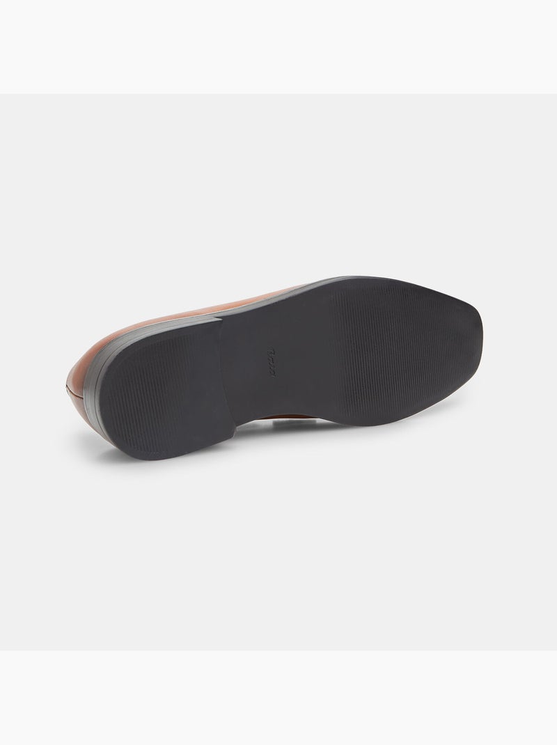 Mocassin en cuir Bata Bronze - Kiabi