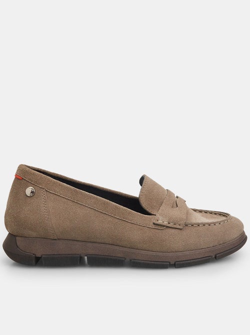 Mocassin en daim BATA - Kiabi