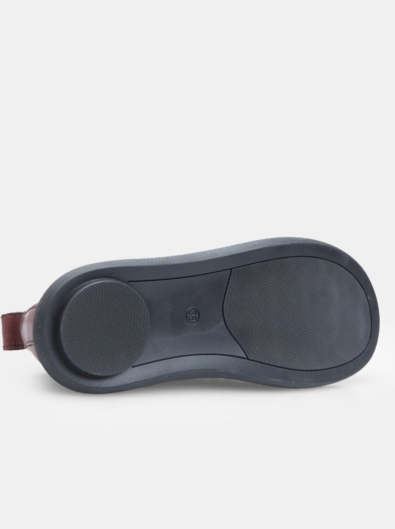 Mocassin en nubuck  Bata Bordeaux - Kiabi