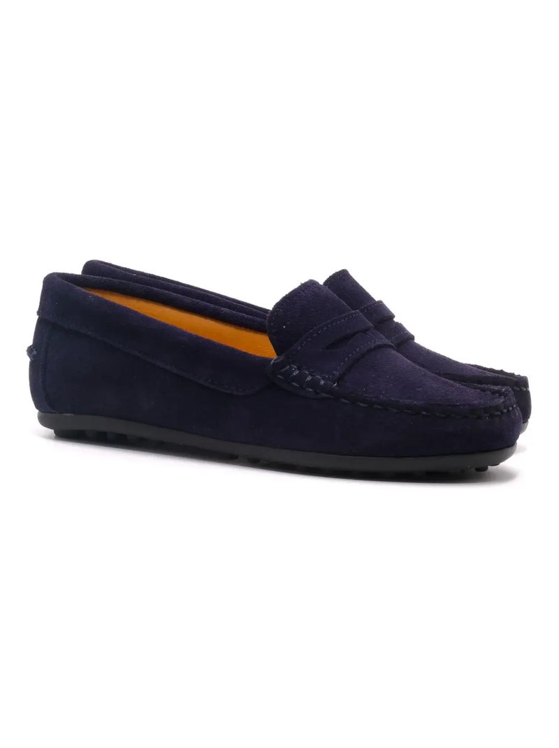 Mocassin Enfant - Boni Ambroise Noir Bleu marine Bleu - Kiabi